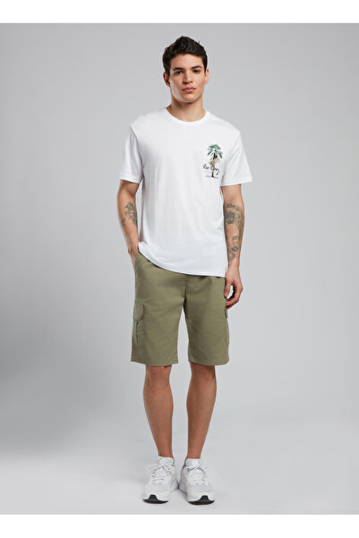 Lee Cooper Regular Fit Haki Erkek Şort 252 LCM 221018 JOAN HAKİ