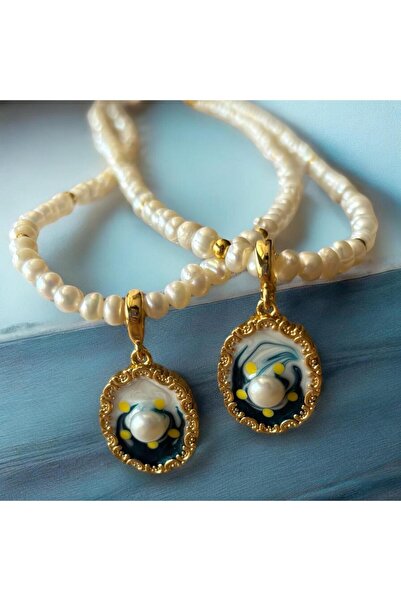 MODA Arpa Inci Vintage Kolye - Sanatsal Kolye Ucu Ile Özel Tasarım Kolye - Ge...