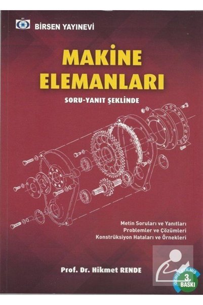 Birsen Yayınevi Makine Elemanları & Soru Yanıt Şeklinde
