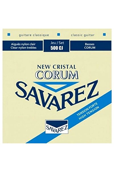 Savarez 500Cj Corum Crystal Blue Forte Classical Guitar Strings Set