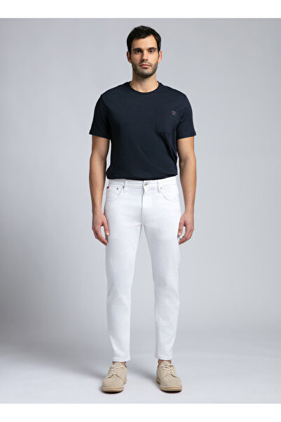 Lee Cooper Normal Bel Slim Tapered Erkek Denim Pantolon 252 LCM 121061 LONDON CEDEF WEFT