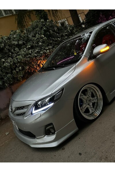 KSF Toyota Corolla 2010-2012 Uyumlu Ön Tampon Eki - Boyasız