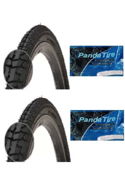 RFL 28 Jant 700x38C (28x1.5/8-1.1/2) Bisiklet Dış Lastiği D2727 X 2 Adet + Plus Panda İç Lastik Seti