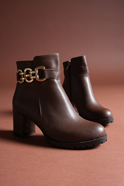 sv savves Γυναικεία παπούτσια με φερμουάρ και λεπτομέρεια με κοντό τακούνι για καθημερινή χρήση