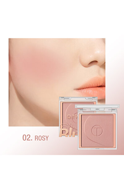 o.two.o Silky Glow Blush Powder by O.TWO.O, 5g, Rosy Color 02