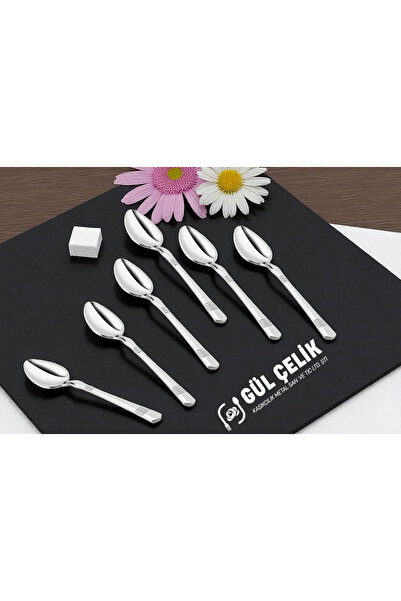 KAVEH 12-Piece Tea Spoon Alvina Model 304 Quality 18/10 Stainless Steel