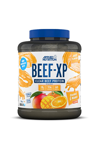 applied nutrition Beef XP Protein Isolate Orange & Mango Zero Sugar, Low Fat, 1.8kg