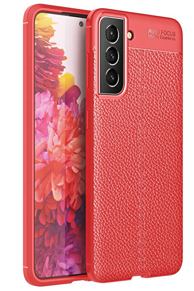NewFace Zeroshop Samsung Galaxy S21 Fe Case Auto Focus Cover - Red