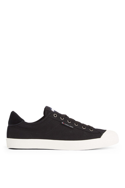 Tommy Hilfiger Siyah Erkek Sneaker TJM VULCANIZED BUMPER CANVAS