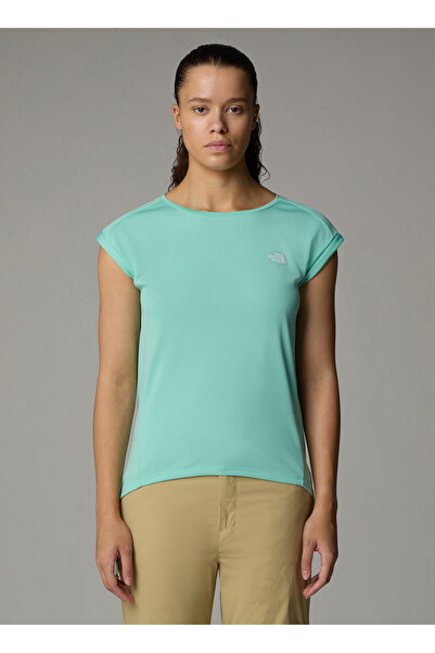 THE NORTH FACE NF0A8BS26EI1-W TANKEN TANK - EU Modré dámské tričko Crew Neck Regular Fit