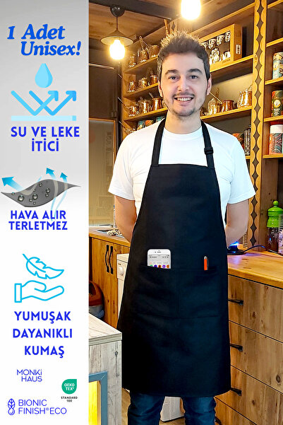 Monki Haus Cafe, Barista, Kuaför, Mutfak, Chef, Şef, Ressam Ve Çiçekçi Önlükl...