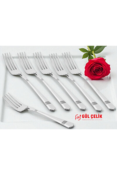 KAVEH 12 Person Dinner Forks Alvina Model 304 Quality 18/10 Stainless Steel