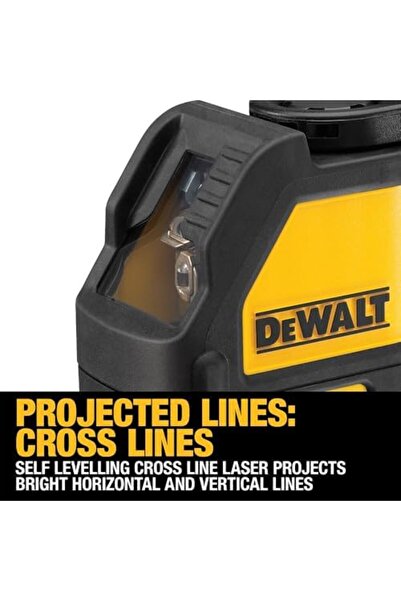 Dewalt DEWALT Line Laser, Self-Leveling, Cross Line, Red Beam (DW088K)
