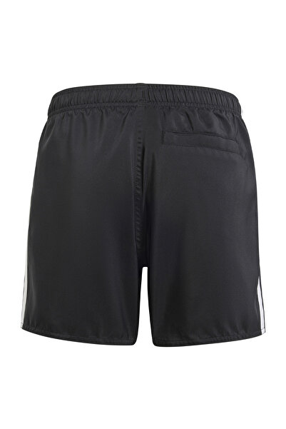adidas Bağlamalı Bel Normal Siyah - Beyaz Erkek Çocuk Şort JD8013-3S SHORTS BY