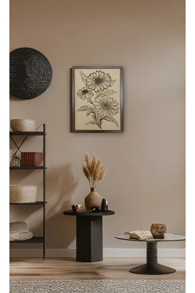 SANAT AHENK SUKUNET - 37X47 AHŞAP ÜZERİNE YAKMA TABLO