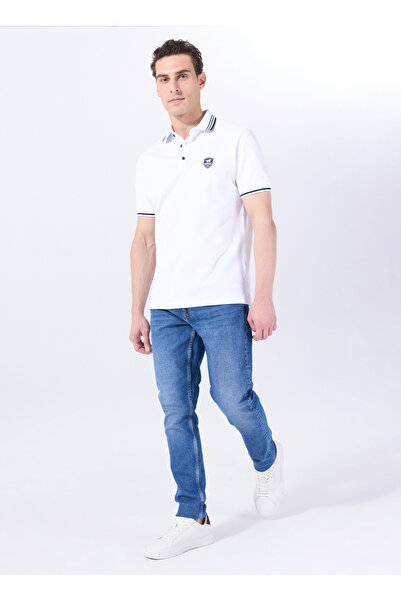 Mustang Orta Bel Slim Fit Lacivert Erkek Denim Pantolon VEGAS SLIM - 1175