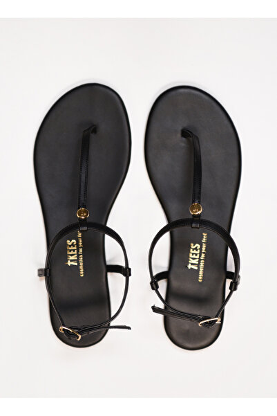 Tkees Black Women's Sandals Tk-8014