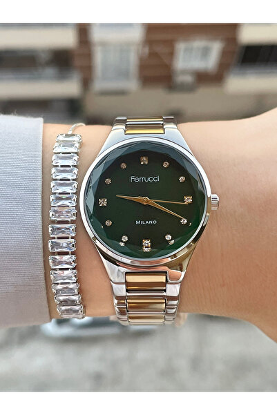 Ferrucci Kadın Kol Saati Bileklik Hediyeli