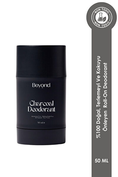 Beyond Handmade Charcoal Doğal Dedorant – %100 Doğal - Gün Boyu Ferahlık ve Koku Önleyici Etki - 50 ML