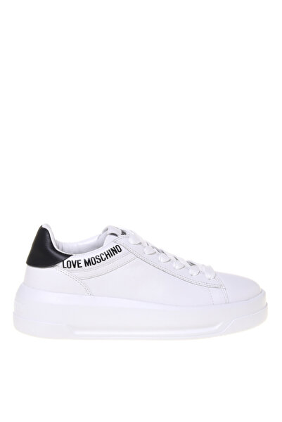 Love Moschino Beyaz - Siyah Kadın Sneaker JA15525G0M