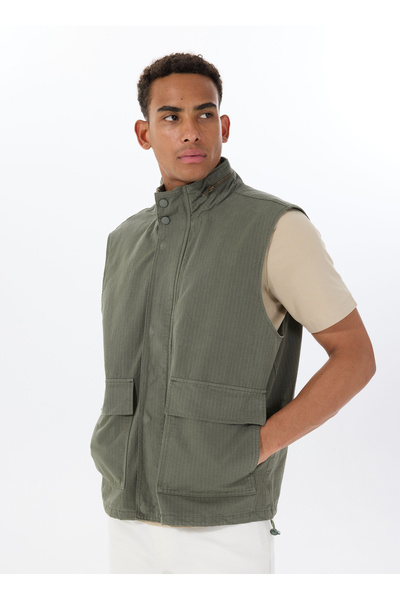 American Vintage Haki Erkek Yelek MRYG16BE25THY
