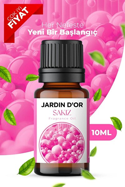 JARDIN D'OR Sakız Esansiyel Uçucu Koku Yağı Buhurdanlık Yağı Difüzör Esansı O...