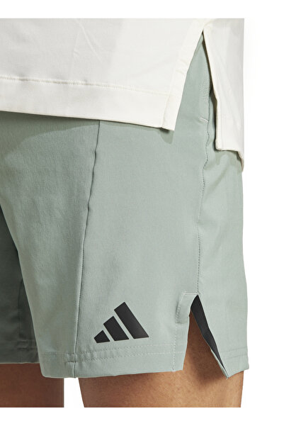 adidas JI8138 D4T SHORT Yeşil Lastikli Bel Regular Fit Düz Erkek Şort
