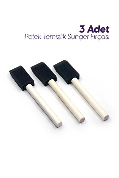 Genel Markalar 3'lü Araç İçi Petek Temizleme Saplı Sünger Fırça – Kolay Uygul...