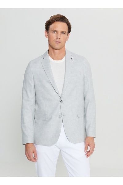 ALTINYILDIZ CLASSICS Altınyıldız Classics Regular Fit Gri Erkek Ceket ACE004252190_GRI