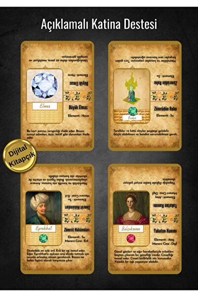 Tarot Serüveni Katina Destesi İzmir Büyücülerinin Sırları Detaylı Açıklamalı Dijital Kitapçıklı Deste