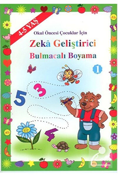 Uysal Yayınevi Zeka Geliştirici Bulmacalı Boyama (4-5 Yaş ); Okul Öncesi Çocu...