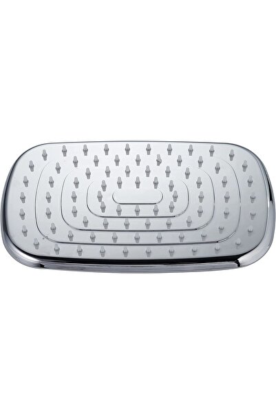 HESANIT ABS Shower Head Oval 30x18cm Chrome, Made in Germany