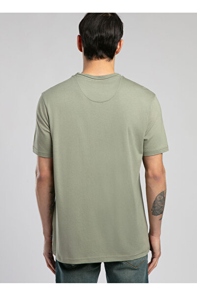 Lee Cooper Round Neck Khaki Men's T-Shirt 252 Lcm 242005 Gael Khaki