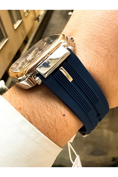 Reward Chaperone Men Wrist Watch Waterproof Navy Blue Color Sports Wristband Gift