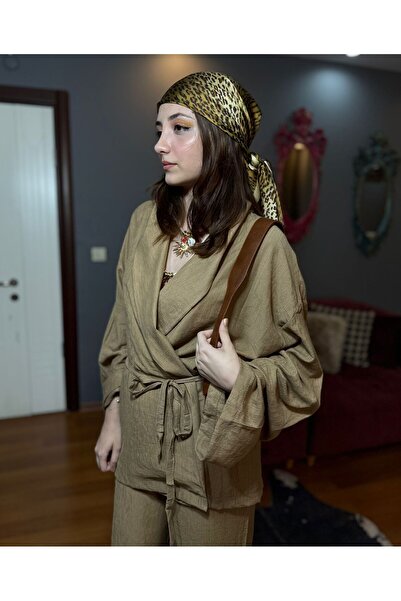 MODAGK Linen Kimono Set
