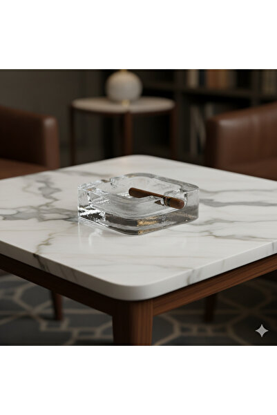 Paşabahçe 25026 Denizli Cam El Imalatı Çift Oluklu Küllük