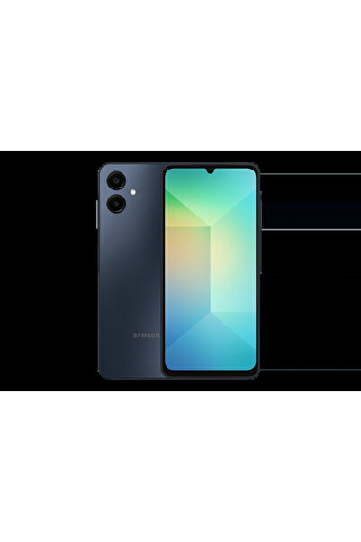 Samsung جالاكسي A06 ثنائي الشريحة، أسود، 4 جيجابايت رام، 128 جيجابايت، 5G - إصدار الشرق الأوسط