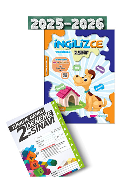 Mavi Deniz Yayınları 2. Sınıf Ingilizce Workbook Yeni