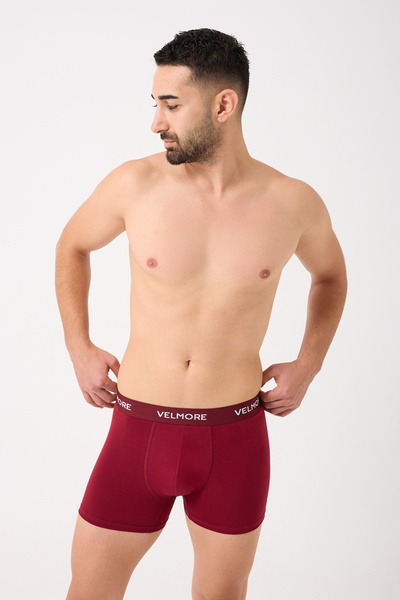 VELMORE Men's Boxer 12-Piece Box – Breathable Cotton Fabric – Non-Squeezing Flexible Waistband (S–5Xl)