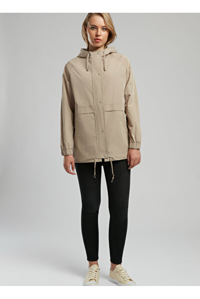 Lee Cooper Beige Women's Coat 252 Lcf 232002 Fredo Beige