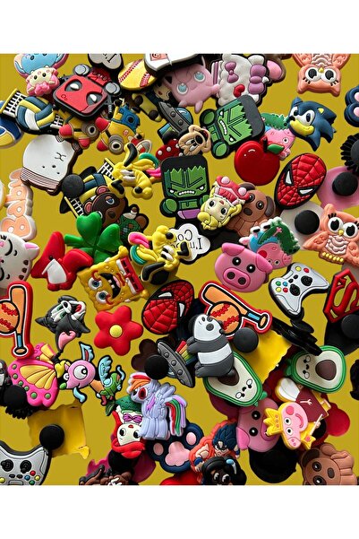 Crocs Terlik Süsü 6 Adet Tüm Terlikler Uyumlu ( Karışık Gönderim)