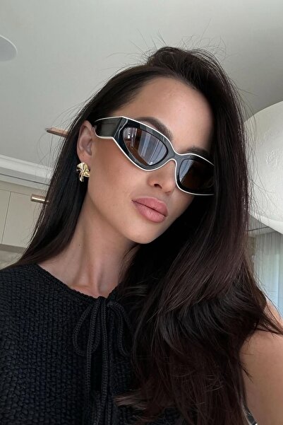 REN EYEWEAR Ren Boldline Thick Frame Cat Eye Women's Sunglasses |   Uv400, Contrast Contour