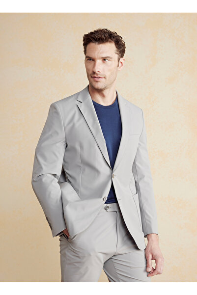 BROOKS BROTHERS Slim Fit Gri Erkek Ceket BBSS25MBL013