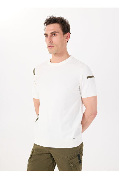 Jeep Bisiklet Yaka Basic Düz Ekru Erkek Kazak J5SM-KZK7208