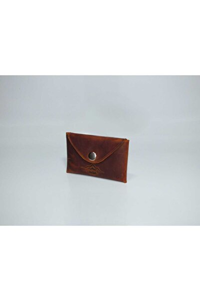 GALANDE Portofel mini pentru carduri din piele naturală cu închidere cu capsă...