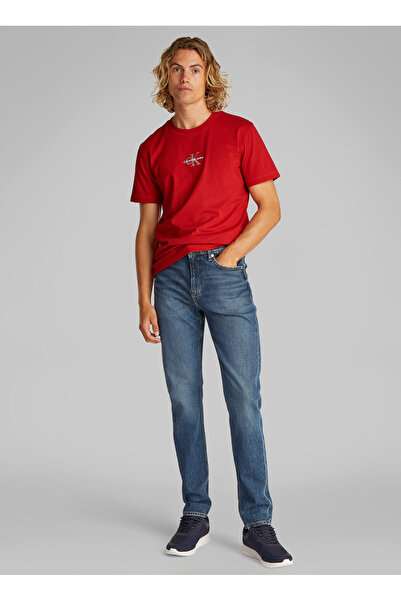 Calvin Klein Monologo Tee Men's Red T-Shirt J30J 325649