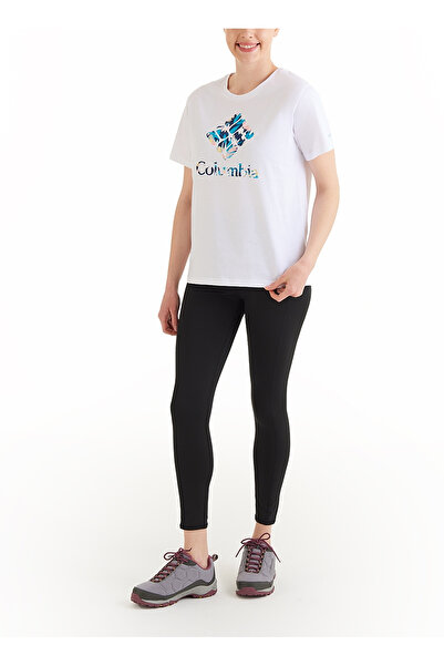 Columbia Біла жіноча футболка з нормальним кроєм 9220311100_CS0367 CSC GEM WI...