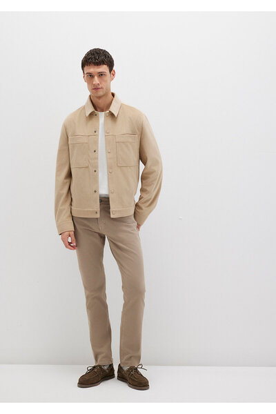 Mavi Marcus Black Hellbraune Gabardine-Hose 0035190689