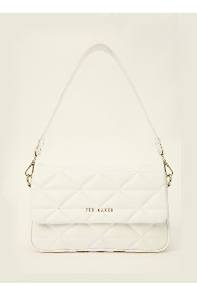 Ted Baker Geantă albă de umăr pentru femei TBSS25FSH023