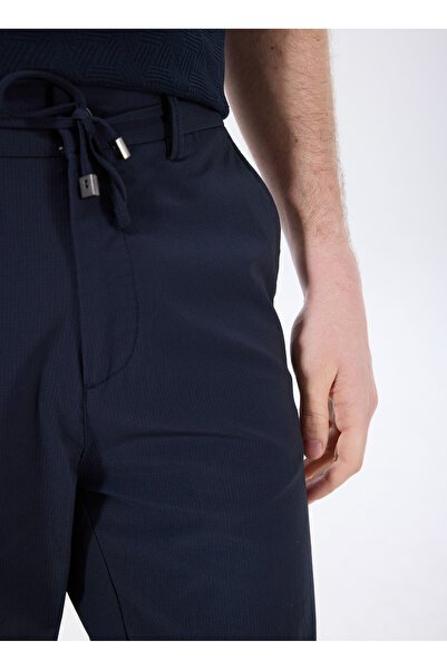 FABRIKA COMFORT Bağlamalı Bel Normal Paça Lacivert Erkek Chino Pantolon FC5SM-PNT 2756